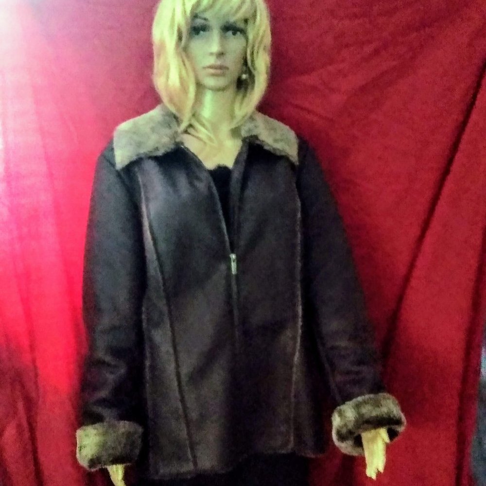 FAUX LEATHER JACKET